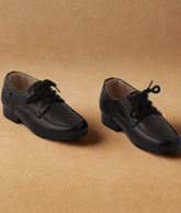 William Black Shoes For Kids in Matte Black - Harpers